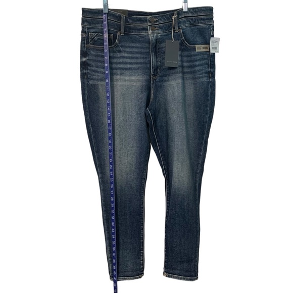 Buckle Black Blue Jeans Ankle Skinny Regular Universal Fit High Rise Size 36x27 - Picture 3 of 6